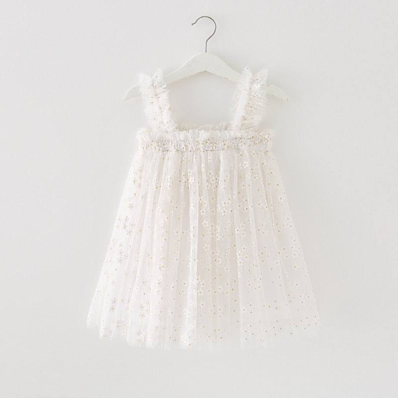 Jasmine Tulle Dress White