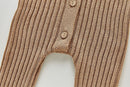 Cable Knit Jumpsuit Beige