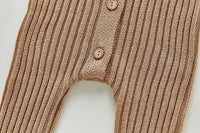 Cable Knit Jumpsuit Beige