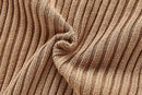 Cable Knit Jumpsuit Beige